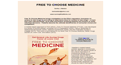 Desktop Screenshot of freetochoosemedicine.com